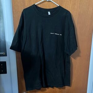Black Graphic Tee - Don't Break Me
